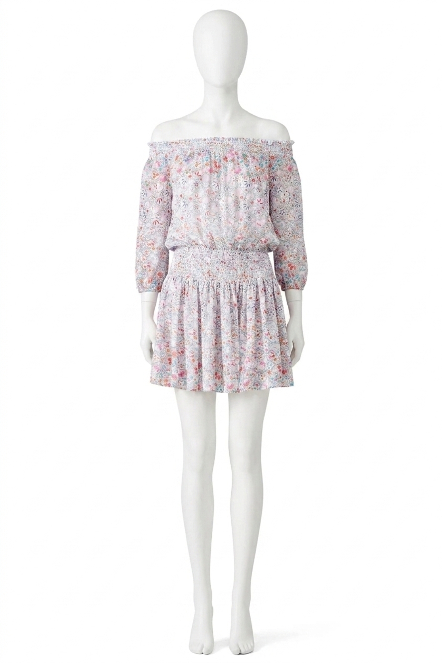 NEW SHOSHANNA rita mini dress in multicolor